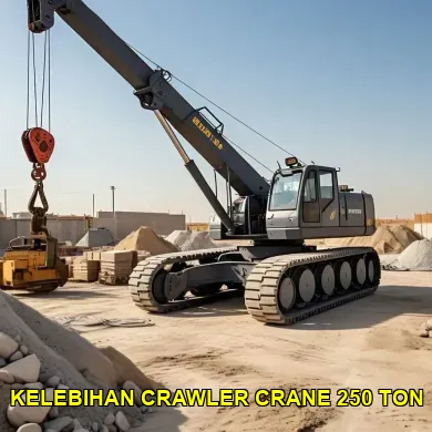 kelebihan crawler crane 250 ton